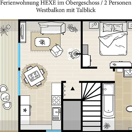 Apartment Blockhausflair Mit Kamin, Balkon Und Bergpanorama