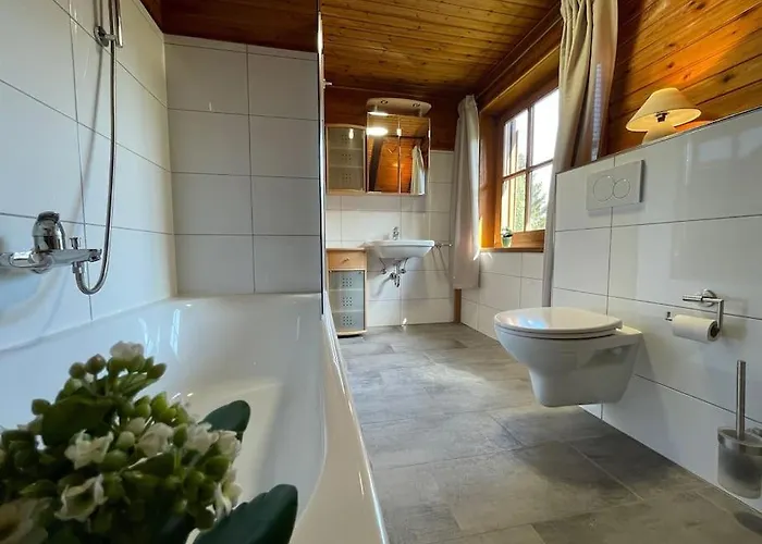 Blockhausflair Mit Kamin, Balkon Und Bergpanorama 阿尔特瑙
